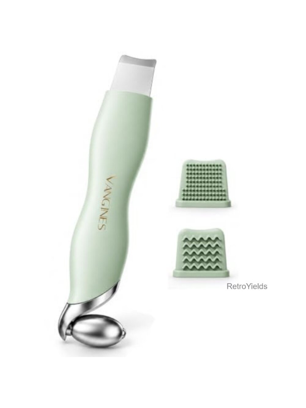 Manual Blackhead Remover Tool Stainless Steel Ice Roller 3-in-1 Pore Care